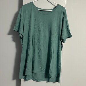NWOT Member's Mark Seafoam Green Crw Neck T-shirt Women's Size XXL